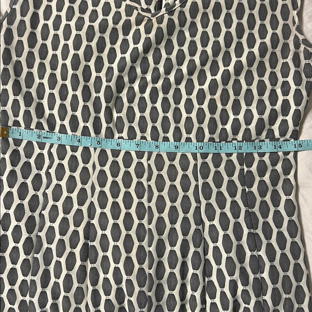 Just... Taylor Fit & Flare Dress 8 Black White Classic Neutral - Picture 6 of 10
